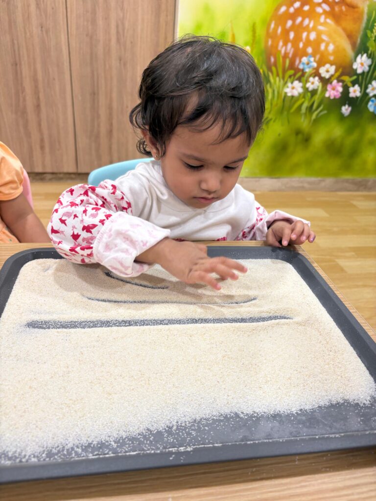Building Pre-Writing Skills Through Sensory Play​