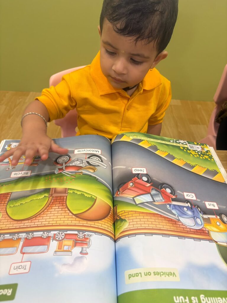 Interactive Vehicle Learning Activity at Preschool in Kharghar