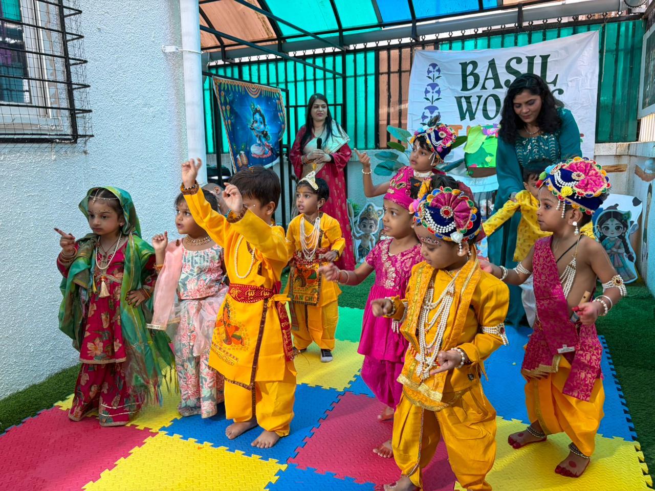 Janmashtami Celebration at Basil Woods Preschool