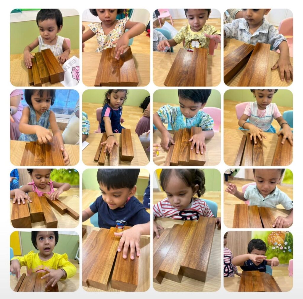 Montessori Sensorial Learning at Preschool in Kharghar​